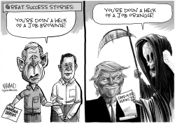 Trump's Great Success Story by Dave Whamond