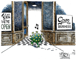 OPEN FOR BUSINESS by John Darkow
