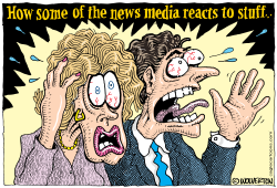 News Media Hyperreaction by Monte Wolverton