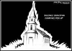 BURNING CHURCH by J.D. Crowe