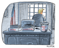 TRUMP OVAL OFFICE OUT BOX by Peter Kuper