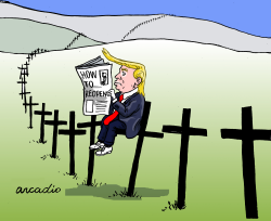 TRUMP AND HIS DECISION. by Arcadio Esquivel