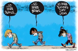 NO MORE SCHOOL by Daryl Cagle