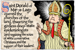 ST DONALD OF MAR-A-LAGO by Monte Wolverton