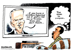 BIDEN GAFFE ON BLACK VOTERS by Jimmy Margulies