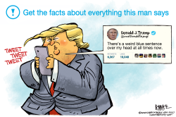 TRUMP FACT CHECKED by Rick McKee