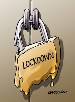 LOCKDOWN IS DISAPPEARING. by Arcadio Esquivel