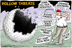 HOLLOW THREATS by Monte Wolverton
