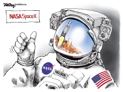 NASA SPACEX by Bill Day