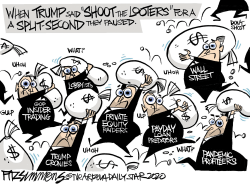 SHOOT THE LOOTERS by David Fitzsimmons