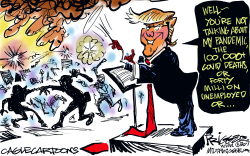 CONDUCTOR TRUMP by Milt Priggee
