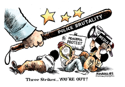 THREE STRIKES...YOU'RE OUT! by Jimmy Margulies