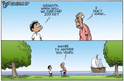 JUSTICE WHEN? by Bruce Plante