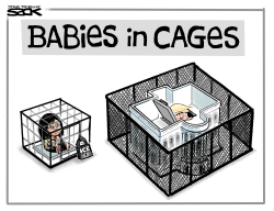 BABIES IN CAGES by Steve Sack