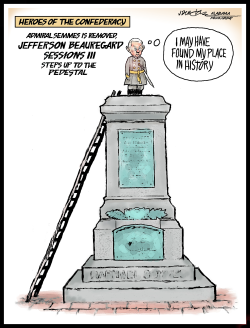 JEFF SESSIONS ON A PEDESTAL by J.D. Crowe
