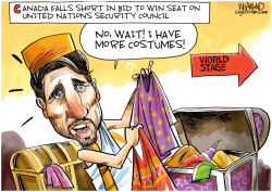 TRUDEAU FAILS TO WIN UN SEAT by Dave Whamond