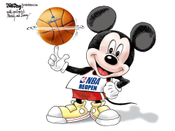 NBA REOPEN  by Bill Day