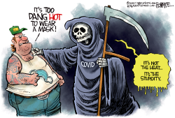 COVID MASK by Rick McKee