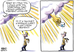 MASKS: A MIRACLE CURE by Dave Whamond