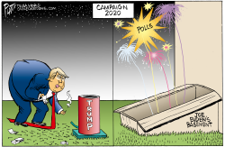 CAMPAIGN 2020 FIREWORKS by Bruce Plante