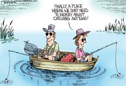 FISHING AND CATCHING by Joe Heller