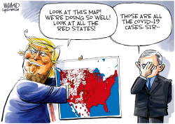 THE RED STATES by Dave Whamond