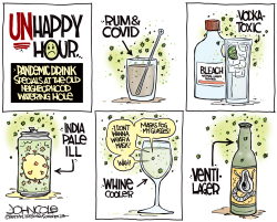 UNHAPPY HOUR PANDEMIC DRINK SPECIALS by John Cole