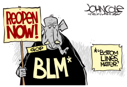 GOP AND BOTTOM LINES MATTER by John Cole