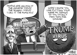 The Trump Virus by Dave Whamond