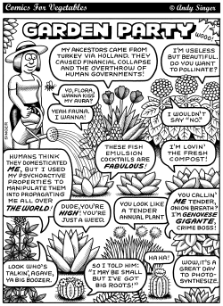 Comics for Vegetables Garden Party by Andy Singer