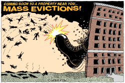 MASS EVICTIONS by Monte Wolverton