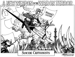 SUICIDE CARTOONISTS by R.J. Matson