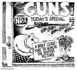NRA CEASE FIRE by Mike Lane