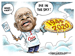 HERMAN CAIN 1945-2020 by Dave Granlund