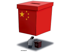 HONG KONG VOTES IN MAINLAND CHINA. by Niels Bo Bojesen