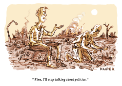 STOP TALKING POLITICS by Peter Kuper
