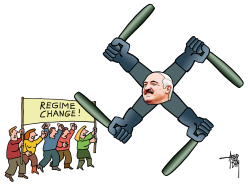 Lukashenko regime by Arend van Dam