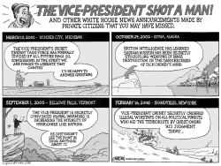 -OTHER WHITE HOUSE NEWS ANNOUNCEMENTS MADE BY PRIVATE CITIZENS-GRAYSCALE by R.J. Matson