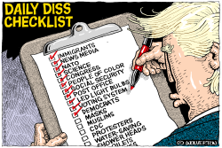 DAILY DISS CHECKLIST by Monte Wolverton