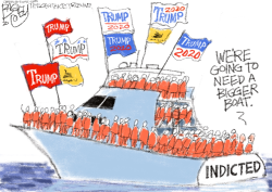 WHITE HOUSE TO PRISON PIPELINE by Pat Bagley