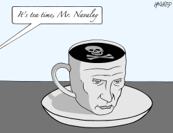 TEA TIME FOR NAVALNY by Rainer Hachfeld