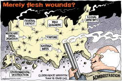 MERELY FLESH WOUNDS  by Wolverton