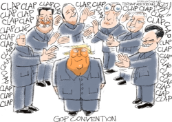 GETTING THE CLAPS  by Pat Bagley