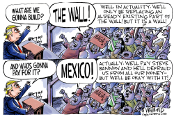 BUILD THE WALL! * by Dave Whamond