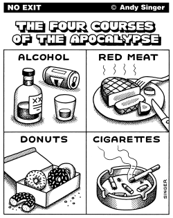 FOUR COURSES OF THE APOCALYPSE by Andy Singer