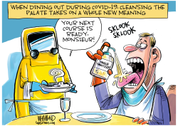 CLEANSING THE PALATE by Dave Whamond