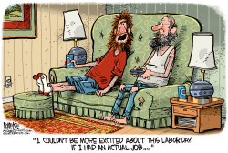 LABOR DAY WOES by Rick McKee