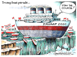 TRUMP BOAT PARADE 2020 by Dave Granlund