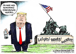 TRUMP LOSERS AND HEROES by Dave Granlund