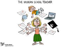 THE MODERN SCHOOL TEACHER by Bruce Plante